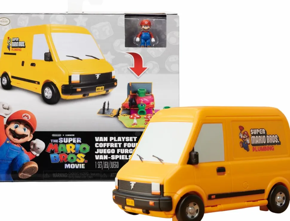 The Super Mario Bros. Movie (2023) - Mini World Van Playset