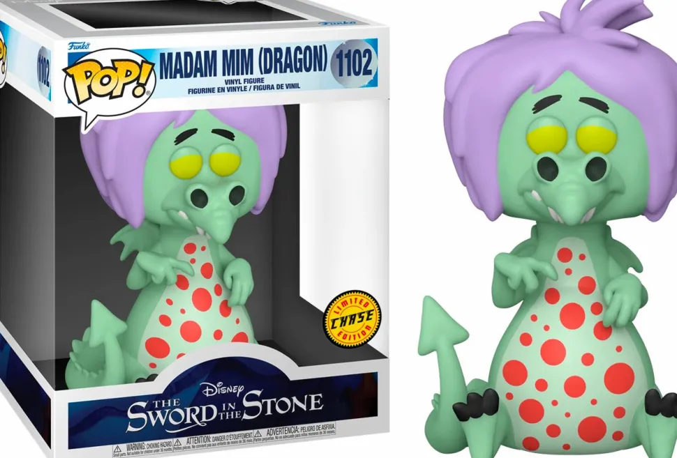 The Sword in the Stone - Madam Mim as Dragon 6” Super Sized Pop! Vinyl Figure