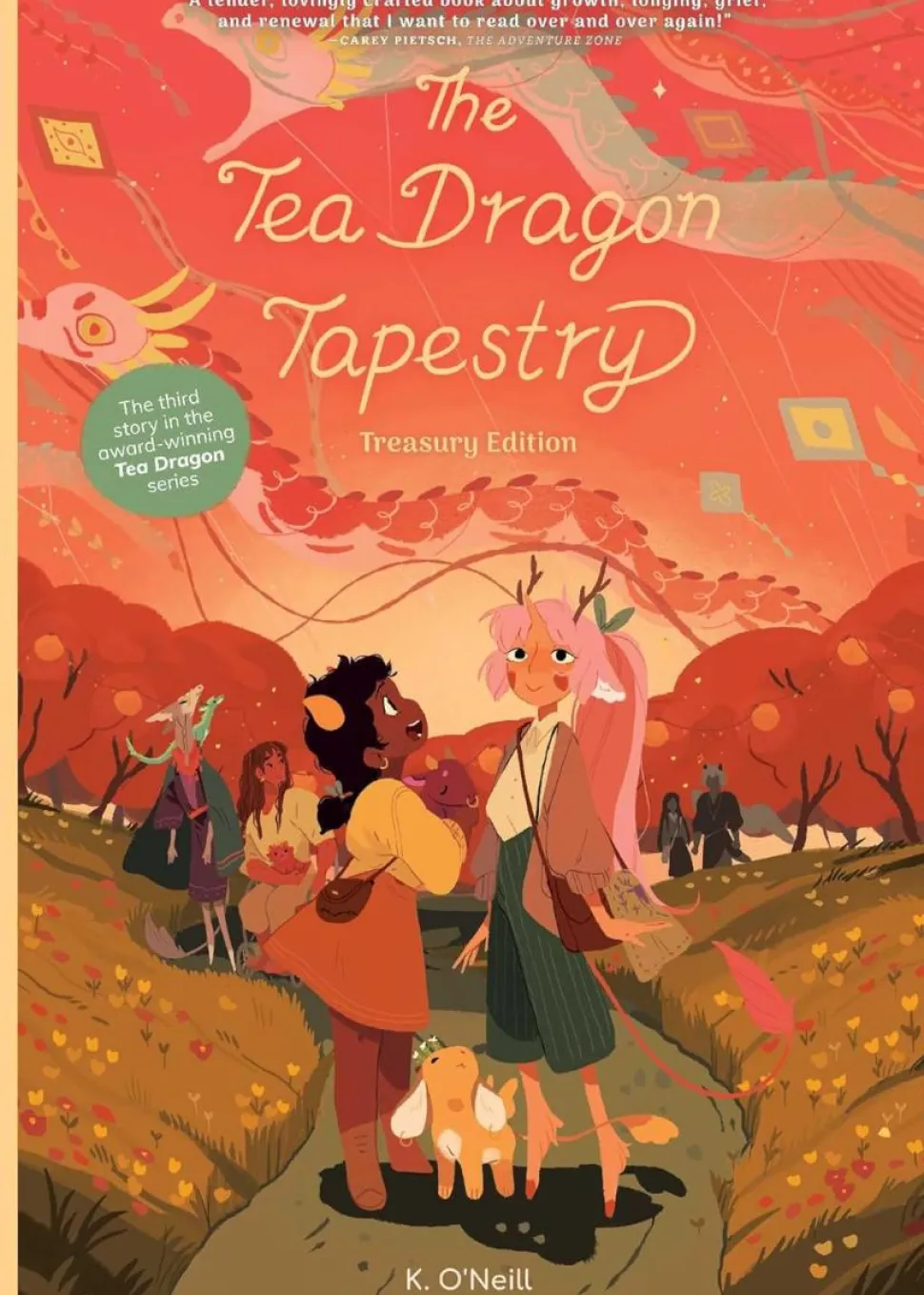 The Tea Dragon Tapestry by Katie O'Neill Treasury Edition Paperback Book