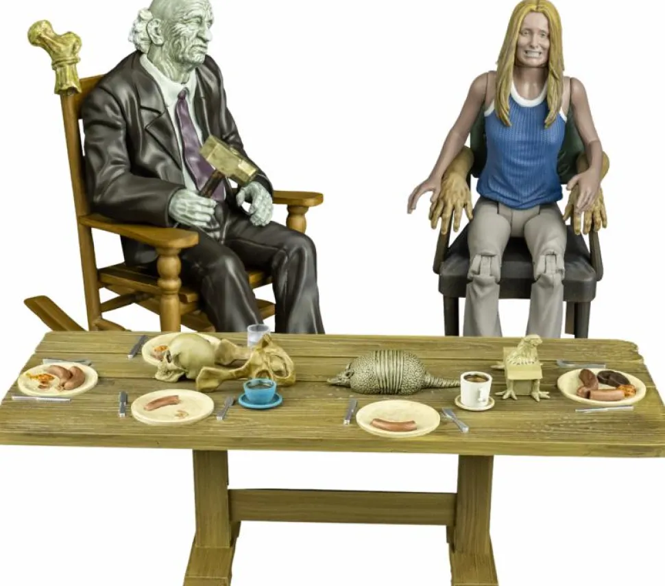 The Texas Chainsaw Massacre (1974) - Dinner Scene 5" Scale Action Figure Playset