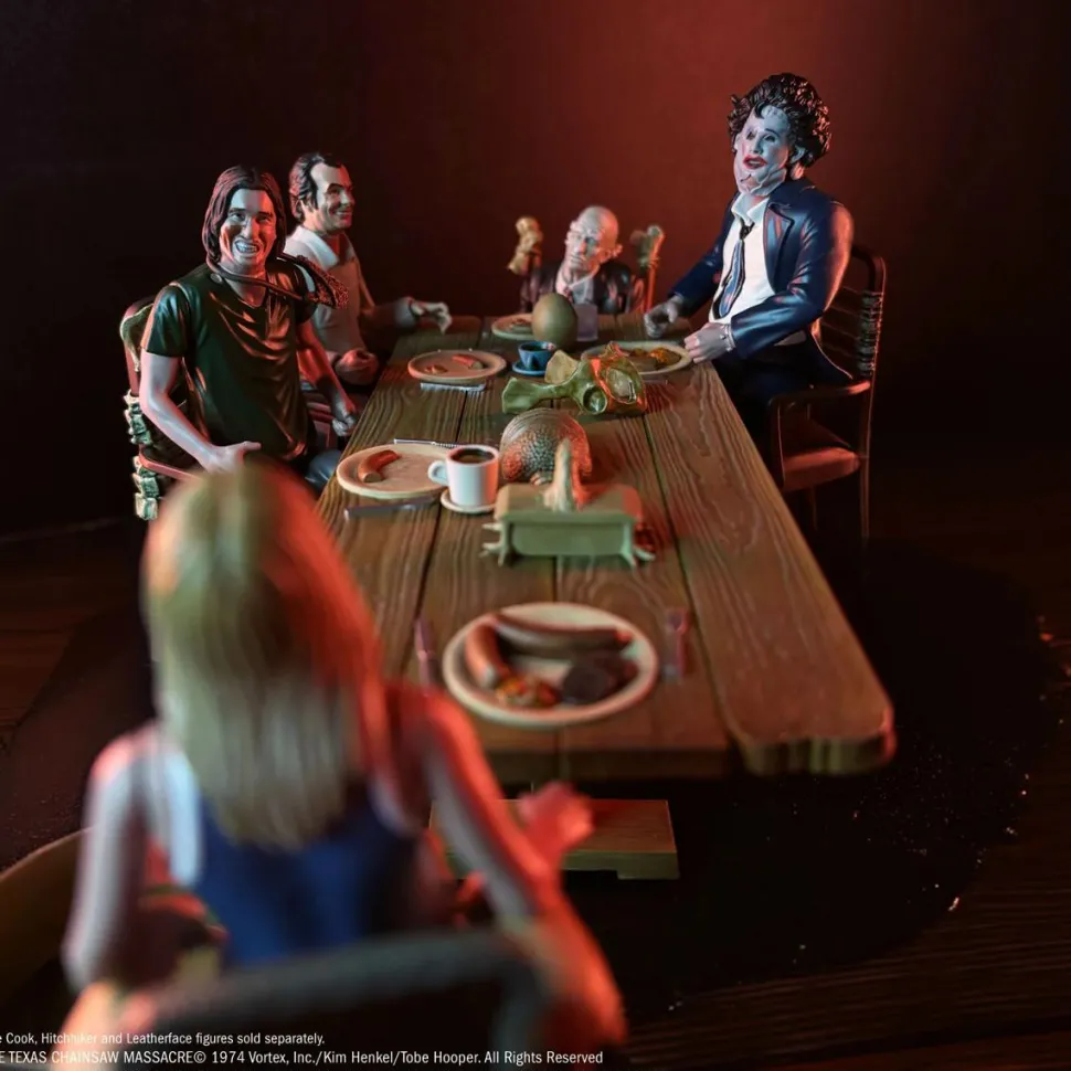 The Texas Chainsaw Massacre (1974) - Dinner Scene 5" Scale Action Figure Playset