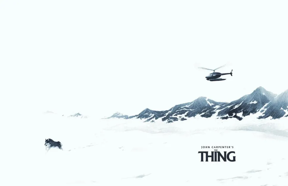 The Thing (1982) - Original Motion Picture Soundtrack by Ennio Morricone LP Vinyl Record (Trapped Under Ice Coloured Vinyl)