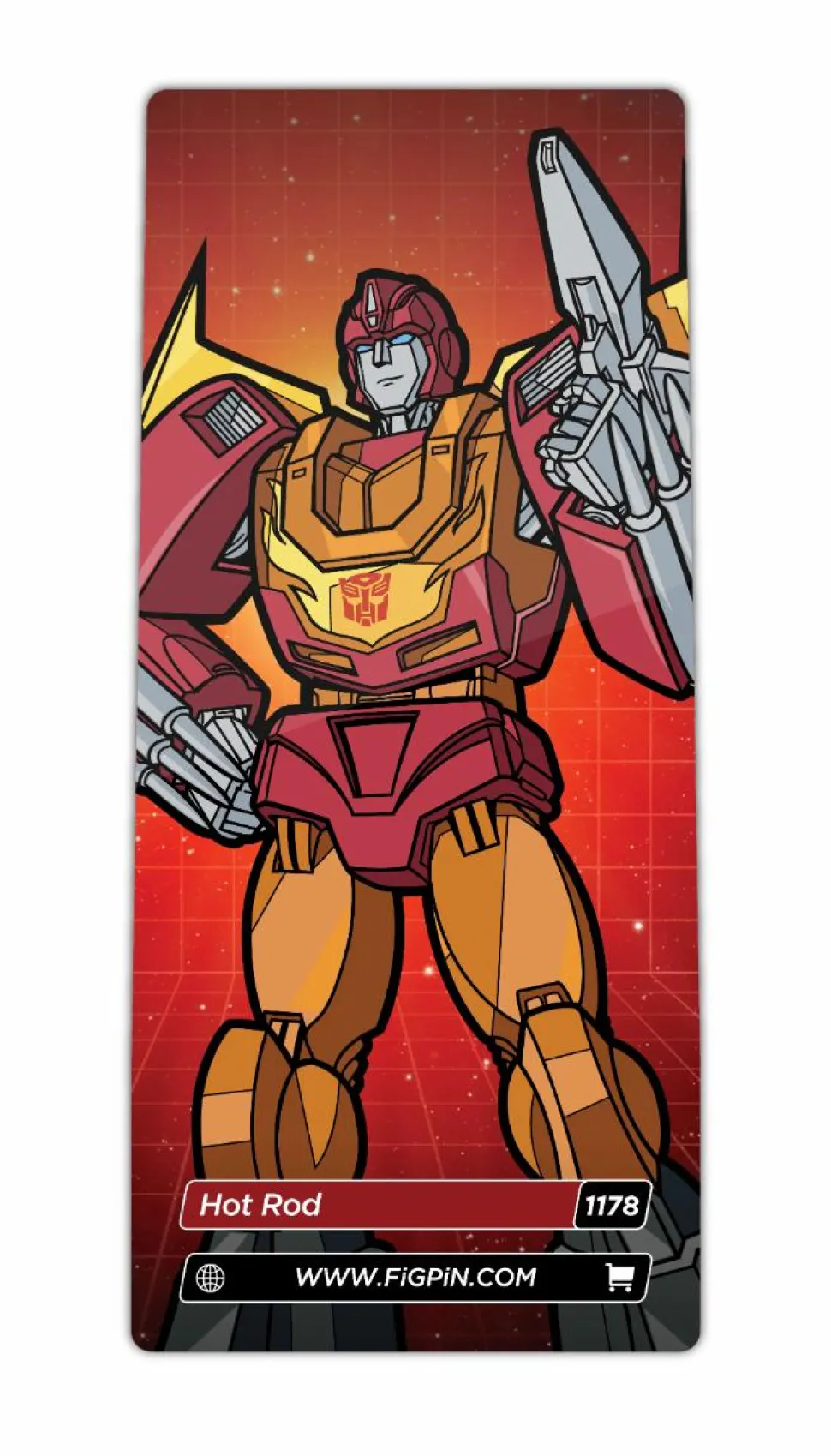 The Transformers (1984) - Hot Rod FiGPiN Enamel Pin