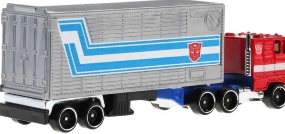 The Transformers (1984) - Optimus Prime Hot Wheels Track Fleet 1/64th Scale Die-Cast Vehicle Replica