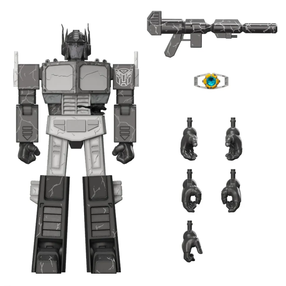 The Transformers: The Movie (1986) - Fallen Leader Optimus Prime Ultimates! 7” Scale Action Figure