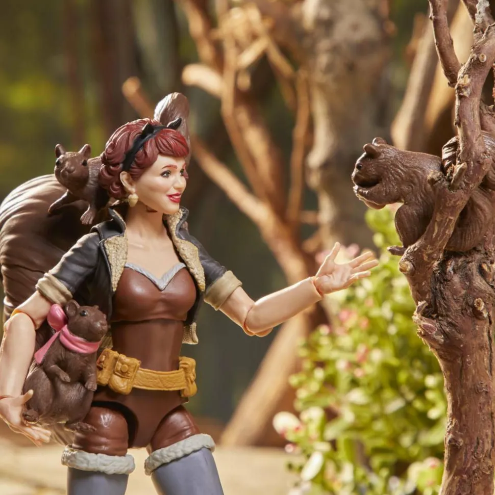 The Unbeatable Squirrel Girl - Squirrel Girl Marvel Legends 6” Action Figure with Vespa Vehicle