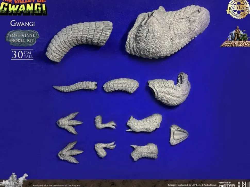 The Valley of Gwangi (1969) - Gwangi Deluxe 12” Unpainted Vinyl Model Kit