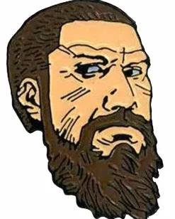 The Walking Dead - Old Rick Grimes Enamel Pin
