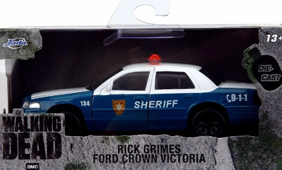 The Walking Dead - Rick Grimes' Ford Crown Victoria Police Car Hollywood Rides 1/32 Scale Die-Cast Vehicle Replica