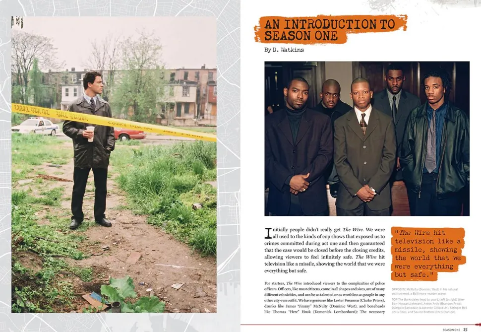 The Wire - The Complete Visual History Hardcover Book