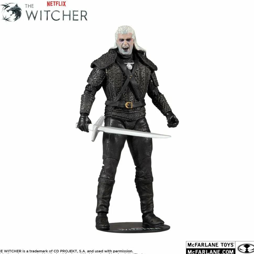 The Witcher (2019) - Geralt of Rivia (Kikimora Battle) 7” Scale Action Figure