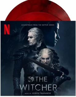 The Witcher (2019) - Season 2 Soundtrack from the Netflix Series by Joseph Trapanese 2xLP Vinyl Record (Translucent Red & Black Coloured Vinyl)