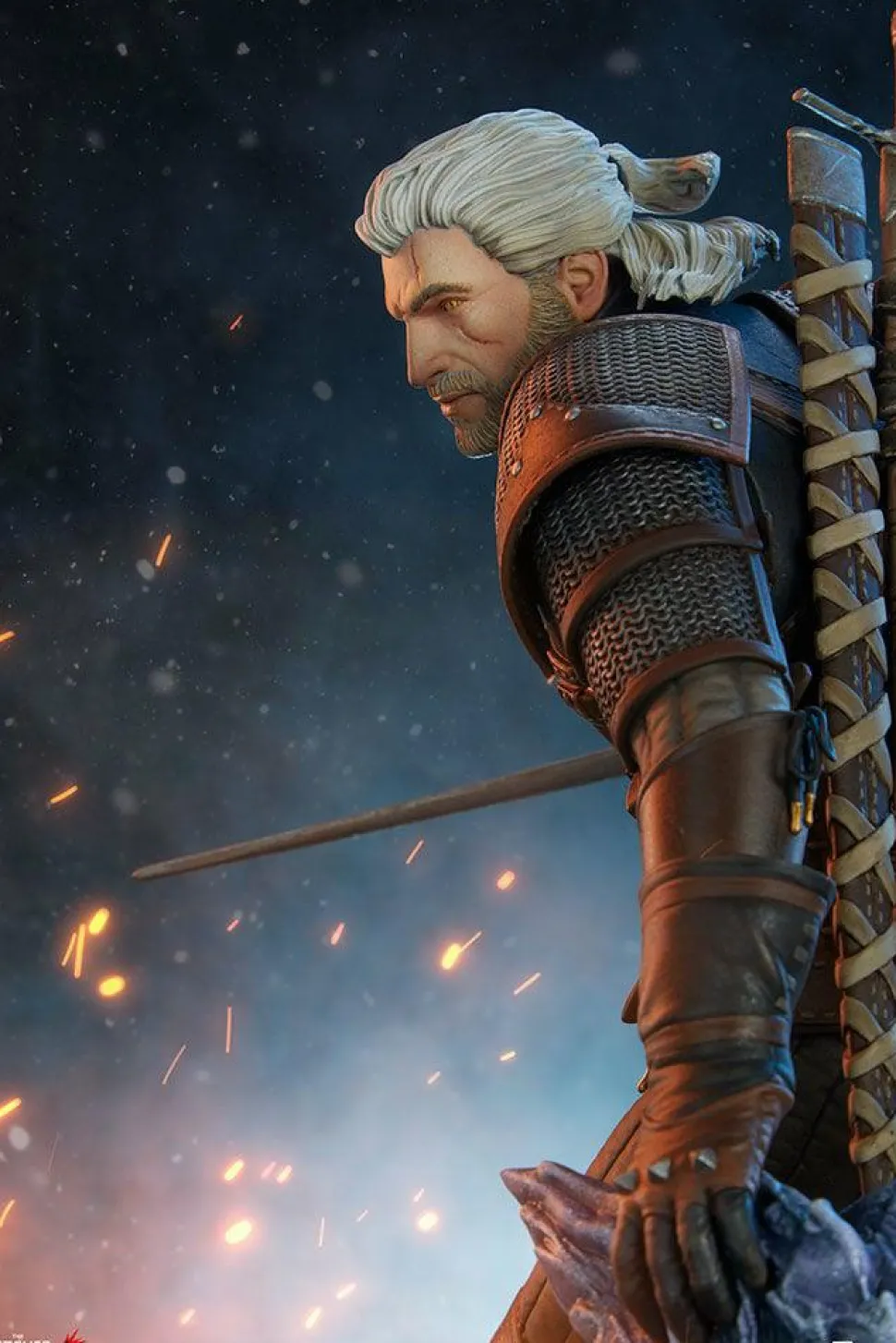 The Witcher 3: Wild Hunt - Geralt 16” Statue