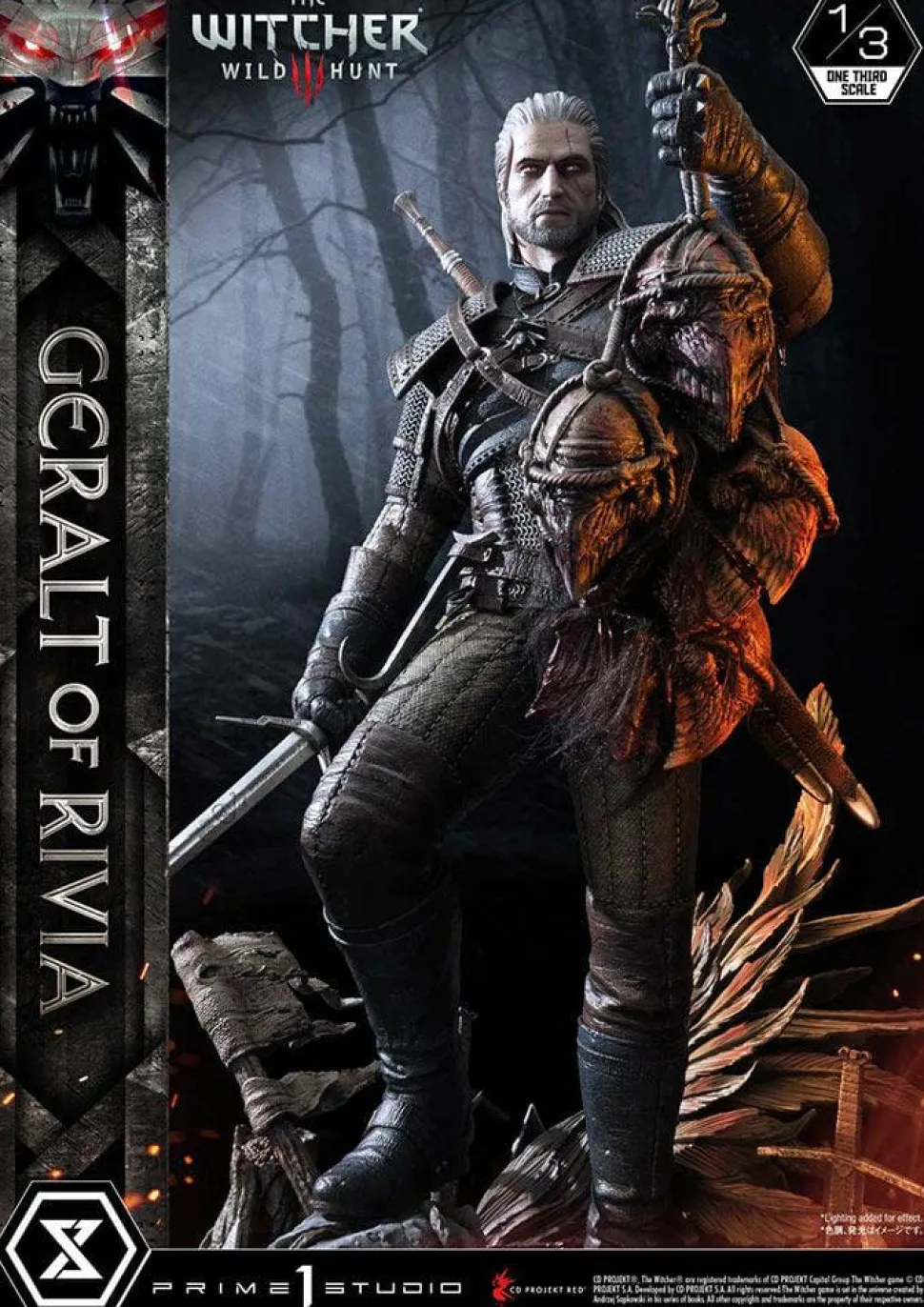 The Witcher 3: Wild Hunt - Geralt of Rivia 1/3 Scale Statue (Int Sales Only)