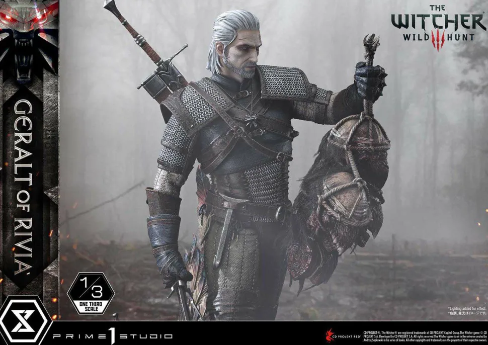 The Witcher 3: Wild Hunt - Geralt of Rivia 1/3 Scale Statue (Int Sales Only)