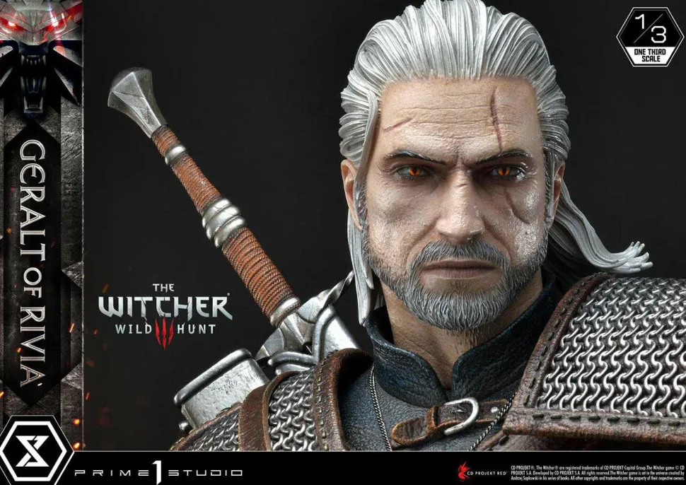 The Witcher 3: Wild Hunt - Geralt of Rivia 1/3 Scale Statue (Int Sales Only)