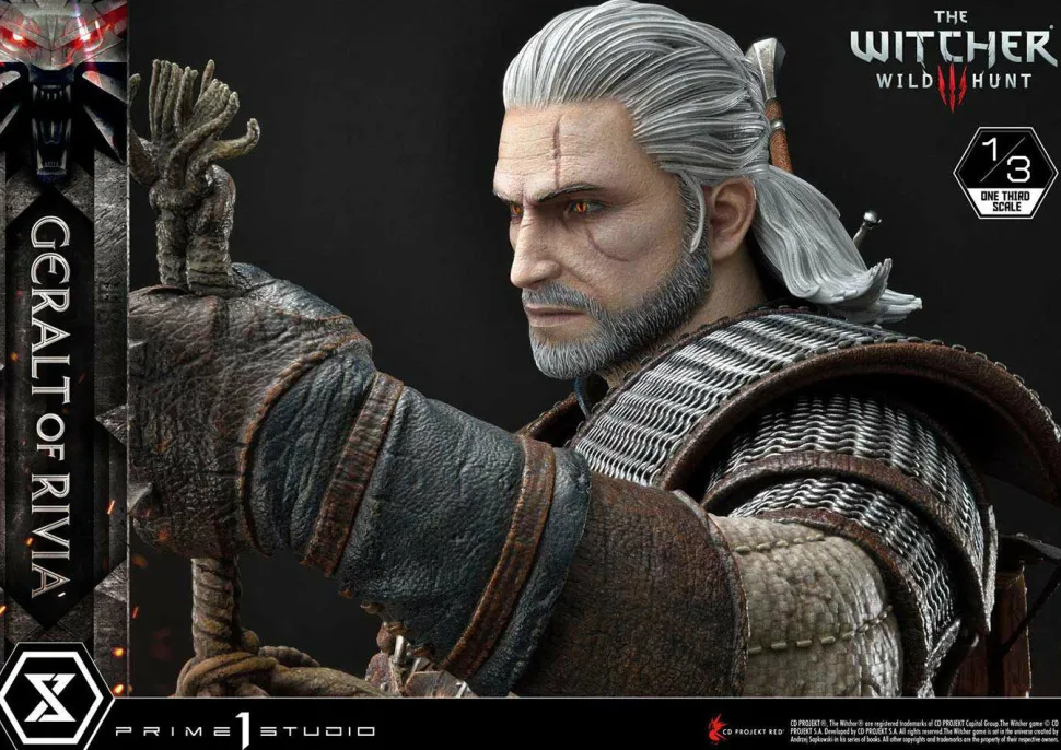 The Witcher 3: Wild Hunt - Geralt of Rivia 1/3 Scale Statue (Int Sales Only)