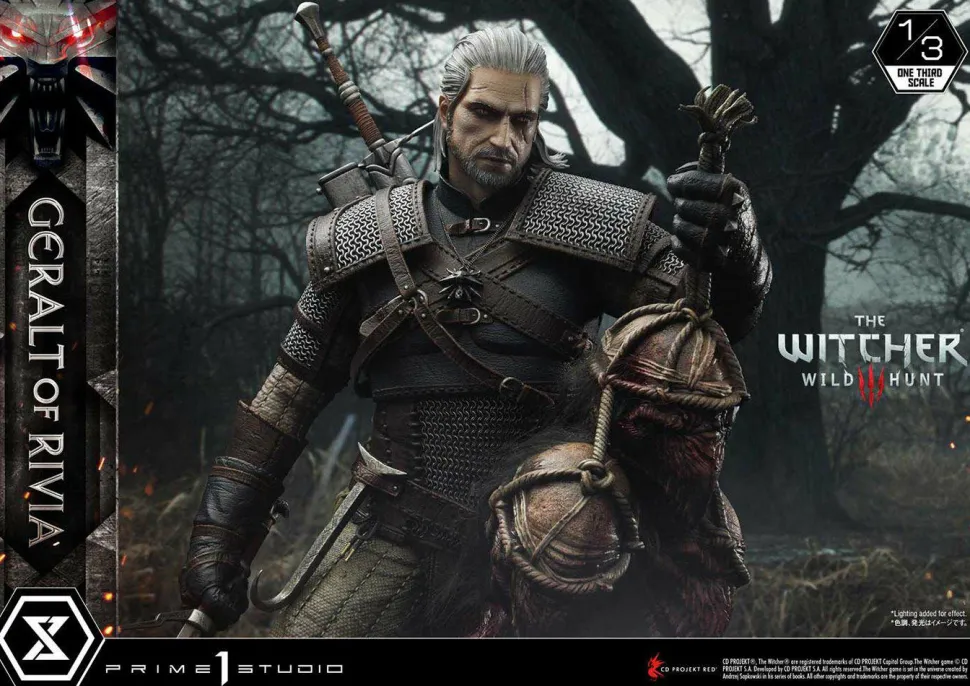 The Witcher 3: Wild Hunt - Geralt of Rivia 1/3 Scale Statue (Int Sales Only)