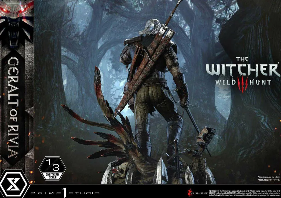 The Witcher 3: Wild Hunt - Geralt of Rivia 1/3 Scale Statue (Int Sales Only)