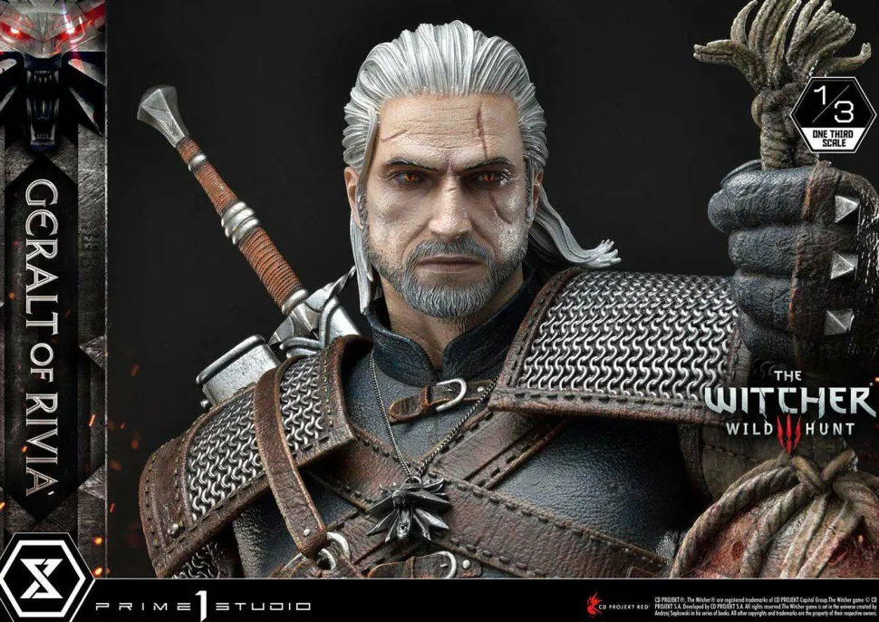 The Witcher 3: Wild Hunt - Geralt of Rivia 1/3 Scale Statue (Int Sales Only)