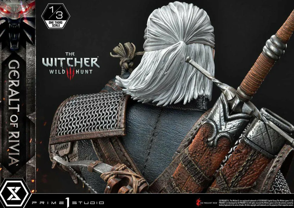 The Witcher 3: Wild Hunt - Geralt of Rivia 1/3 Scale Statue (Int Sales Only)