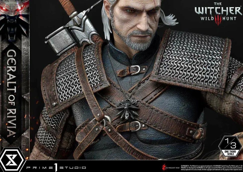 The Witcher 3: Wild Hunt - Geralt of Rivia 1/3 Scale Statue (Int Sales Only)