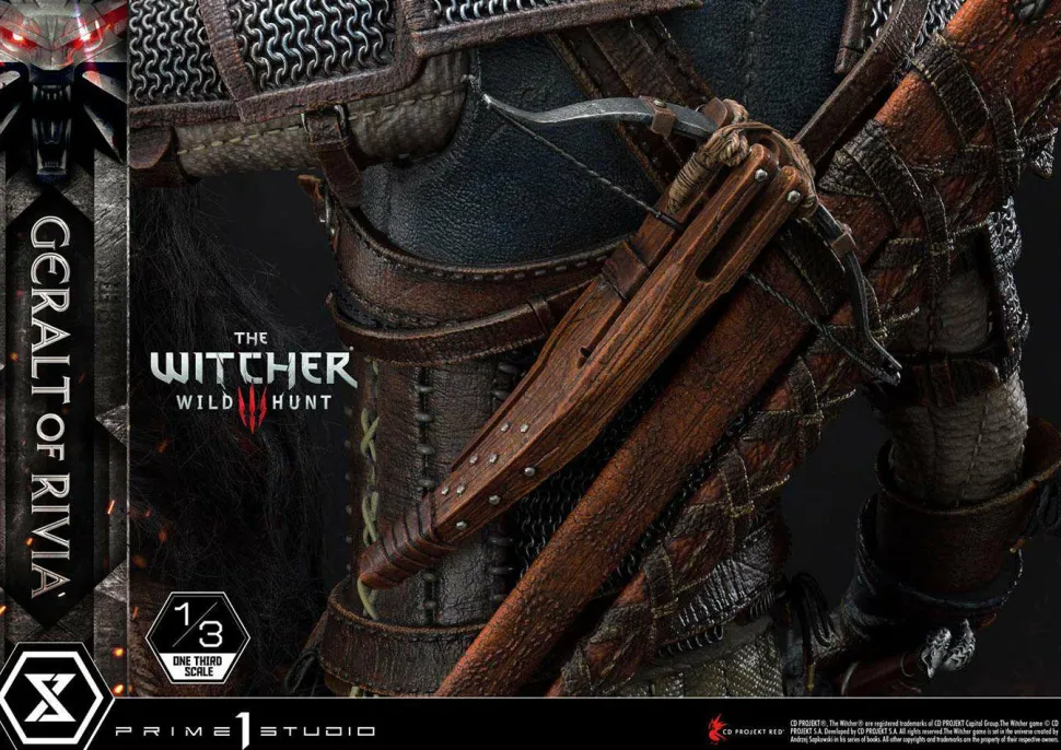 The Witcher 3: Wild Hunt - Geralt of Rivia 1/3 Scale Statue (Int Sales Only)