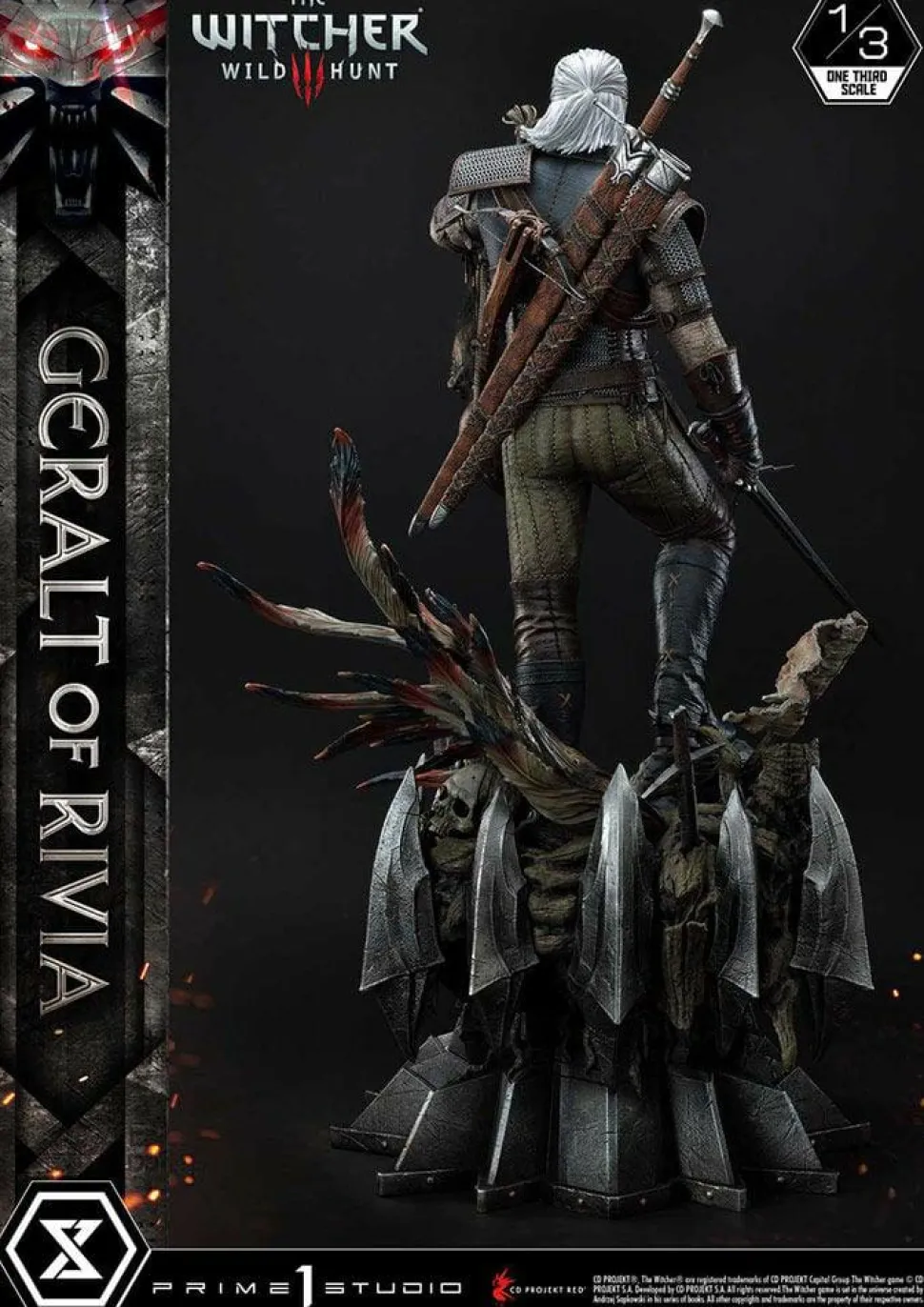 The Witcher 3: Wild Hunt - Geralt of Rivia 1/3 Scale Statue (Int Sales Only)