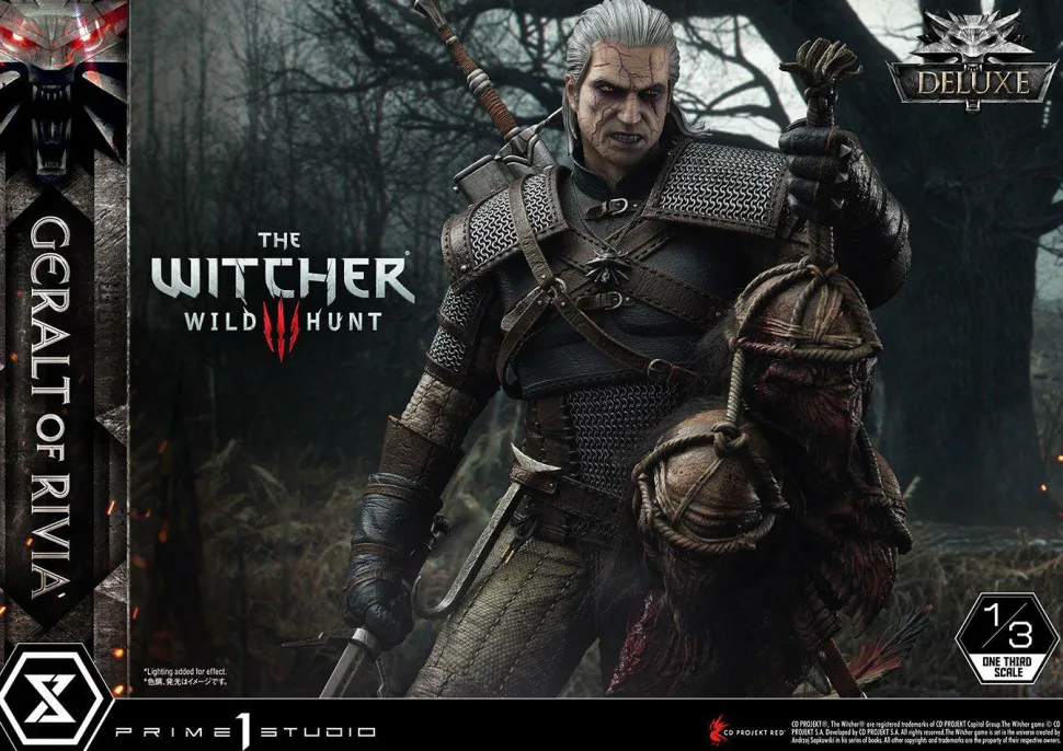 The Witcher 3: Wild Hunt - Geralt of Rivia Deluxe 1/3 Scale Statue (Int Sales Only)