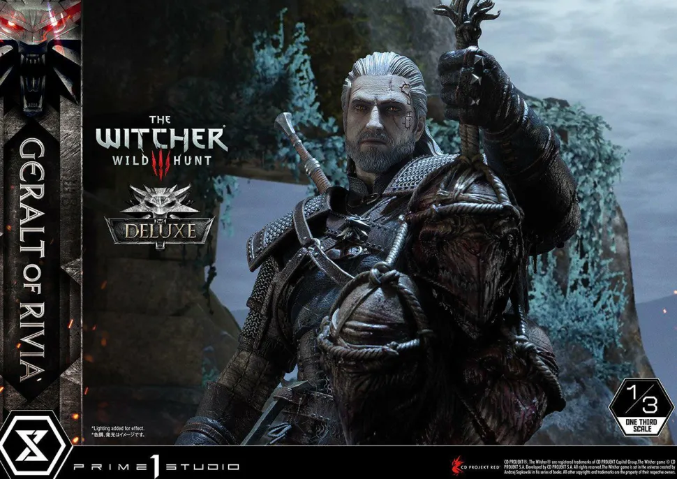 The Witcher 3: Wild Hunt - Geralt of Rivia Deluxe 1/3 Scale Statue (Int Sales Only)