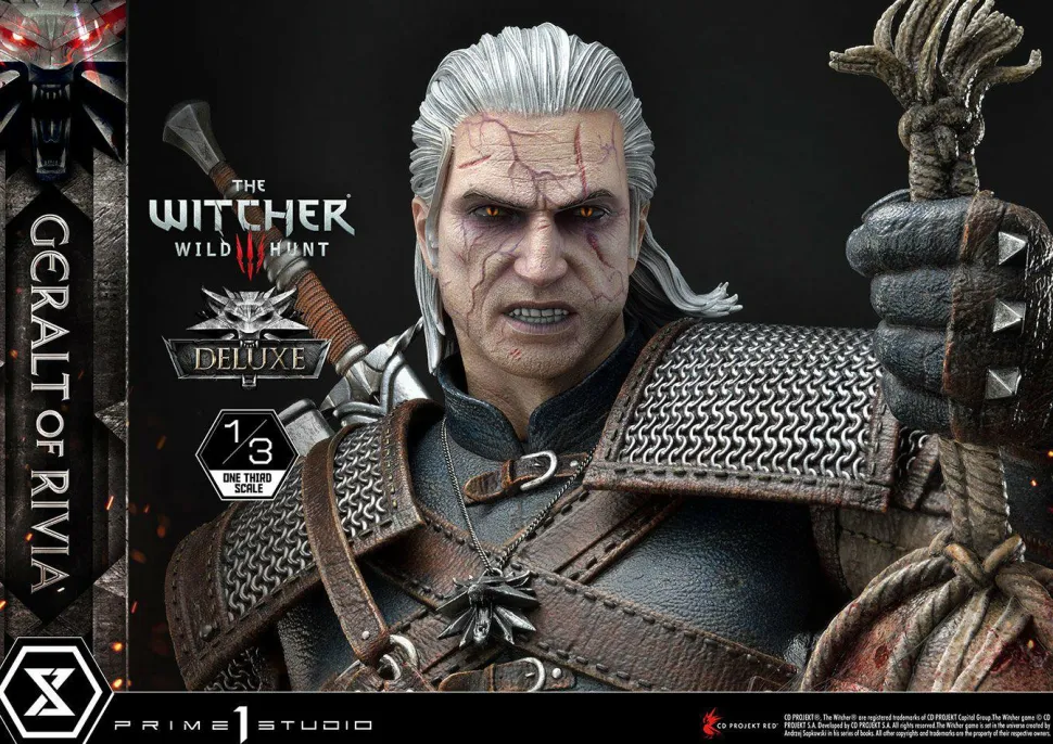 The Witcher 3: Wild Hunt - Geralt of Rivia Deluxe 1/3 Scale Statue (Int Sales Only)