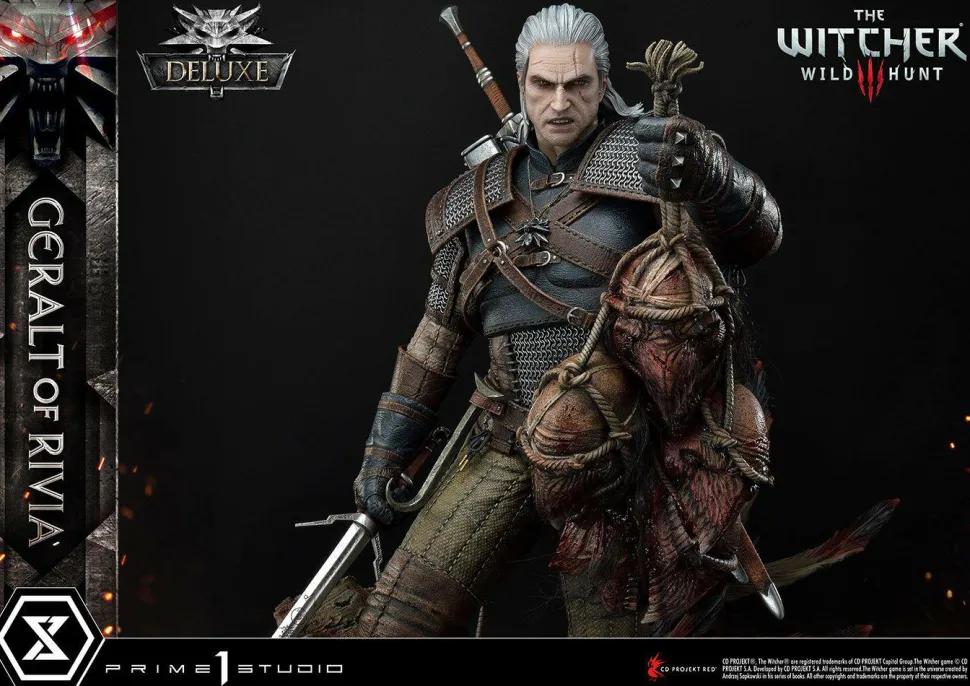 The Witcher 3: Wild Hunt - Geralt of Rivia Deluxe 1/3 Scale Statue (Int Sales Only)