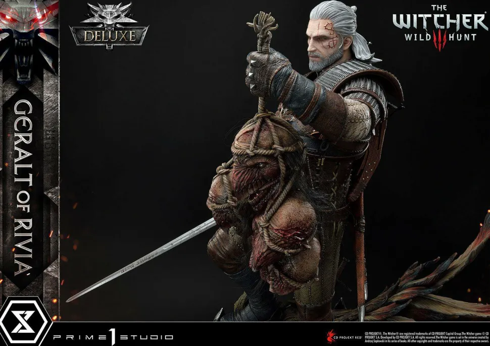 The Witcher 3: Wild Hunt - Geralt of Rivia Deluxe 1/3 Scale Statue (Int Sales Only)