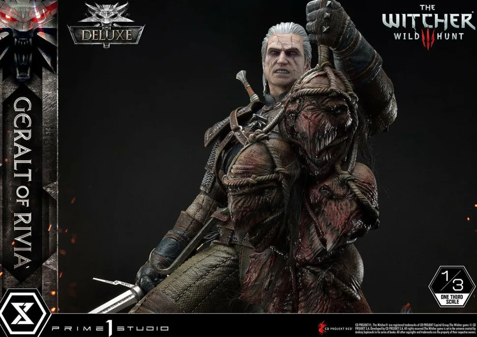 The Witcher 3: Wild Hunt - Geralt of Rivia Deluxe 1/3 Scale Statue (Int Sales Only)