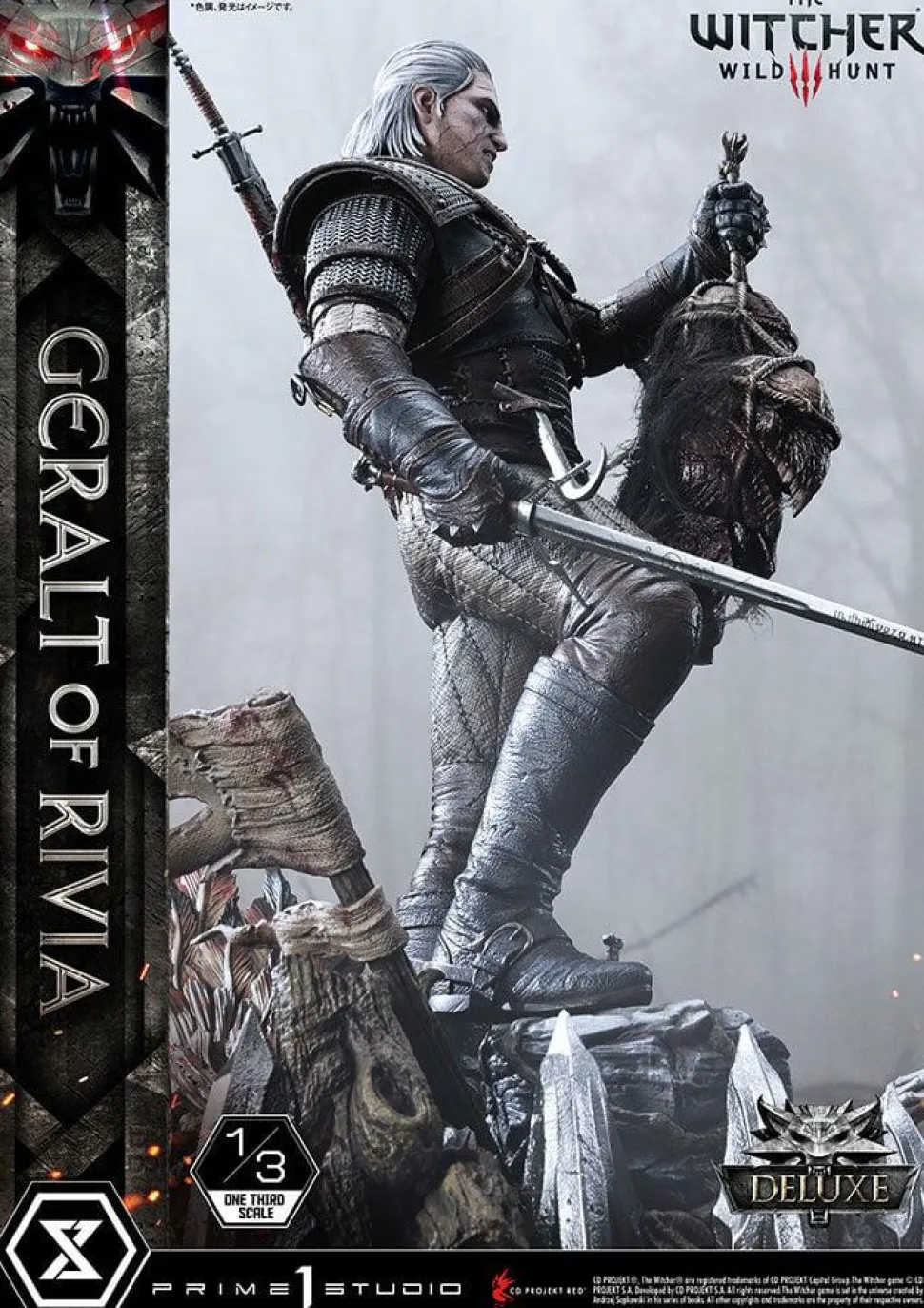 The Witcher 3: Wild Hunt - Geralt of Rivia Deluxe 1/3 Scale Statue (Int Sales Only)