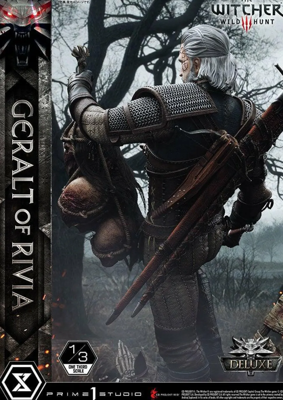The Witcher 3: Wild Hunt - Geralt of Rivia Deluxe 1/3 Scale Statue (Int Sales Only)