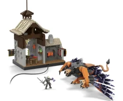 The Witcher 3: Wild Hunt - Geralt's Griffin Hunt Black Series Mega Construx Building Block Construction Set (1170 Pieces)