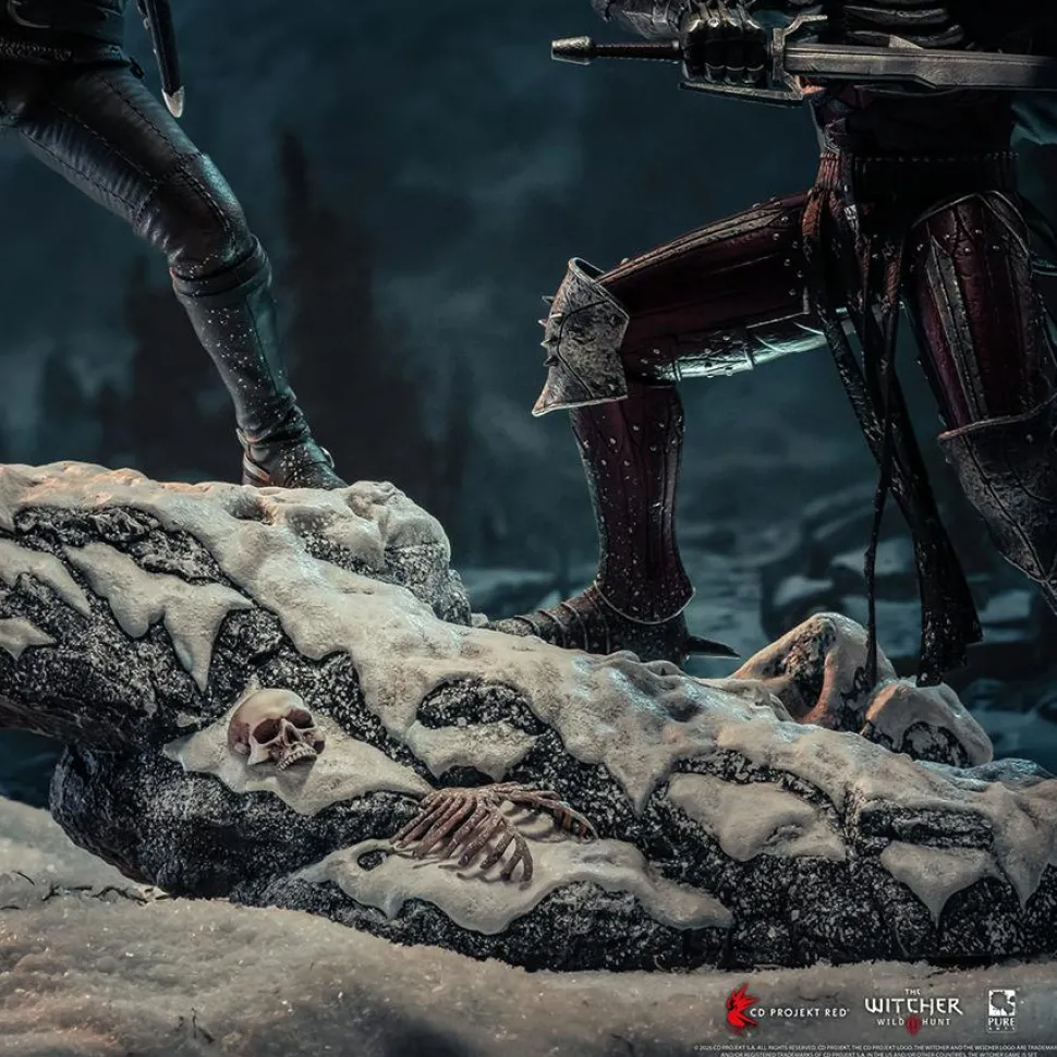 The Witcher 3: Wild Hunt - Geralt of Rivia vs. Eredin 1/6th Scale Diorama Statue