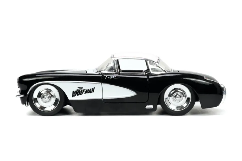 The Wolfman (1941) - Wolfman & 1957 Chevrolet Corvette Hollywood Rides 1/24th Scale Die-Cast Vehicle Replica