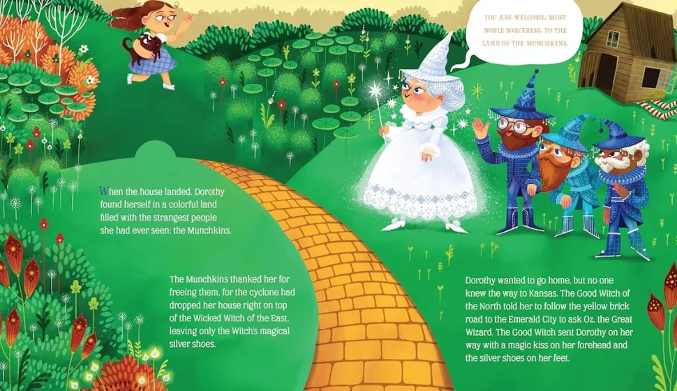 The Wonderful Wizard of Oz - Lit for Little Hands: An Activity Board Book Hardcover