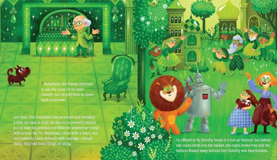 The Wonderful Wizard of Oz - Lit for Little Hands: An Activity Board Book Hardcover