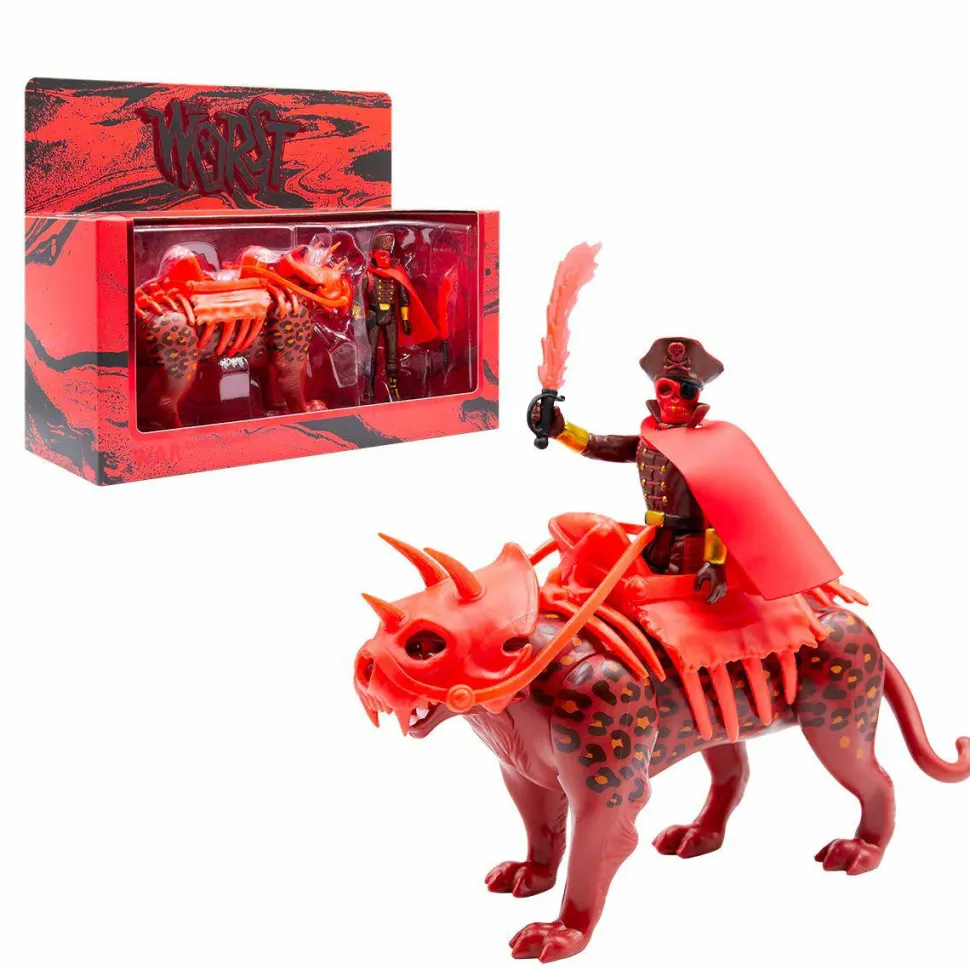 The Worst - The Four Worstmen of the Apocalypse Captain Deadstar & War Jaguar ReAction 3.75” Action Figure 2-Pack