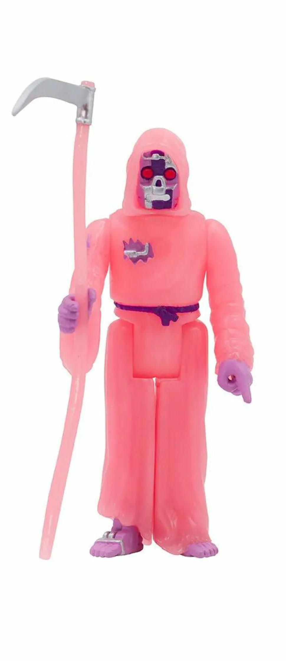 The Worst - Valentine’s Day Robot Reaper Pink Glow-in-the-Dark ReAction 3.75” Action Figure