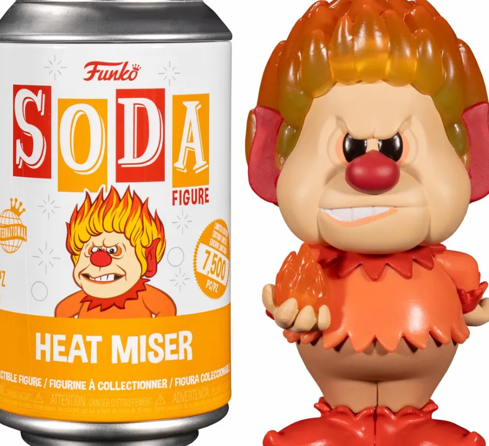 The Year Without A Santa Clause - Heat Miser Vinyl SODA Figure in Collector Can (International Edition)