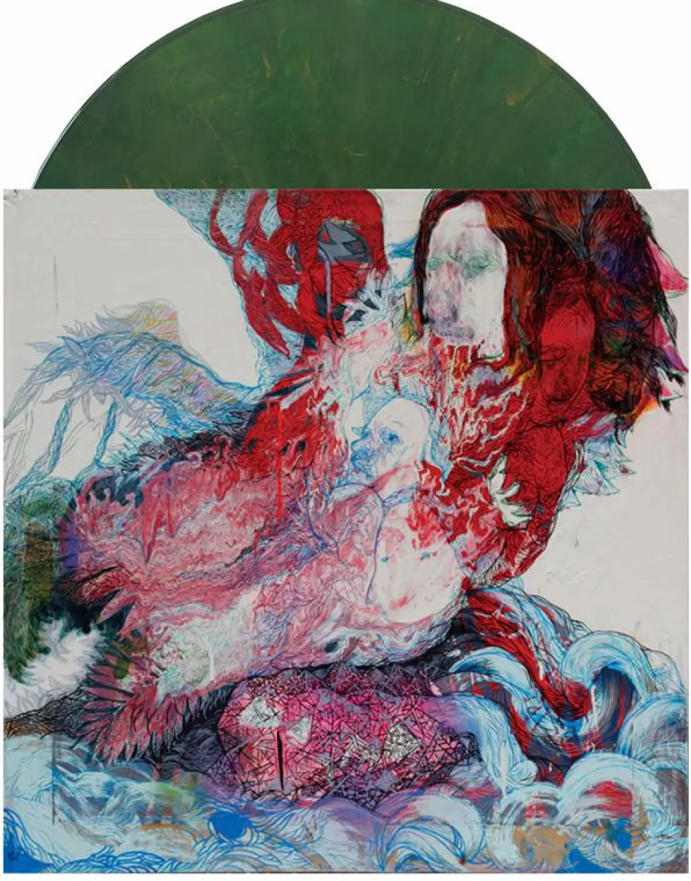 Thee Oh Sees - Warm Slime LP Vinyl Record (Green with Orange Hi-Melt Coloured Vinyl)