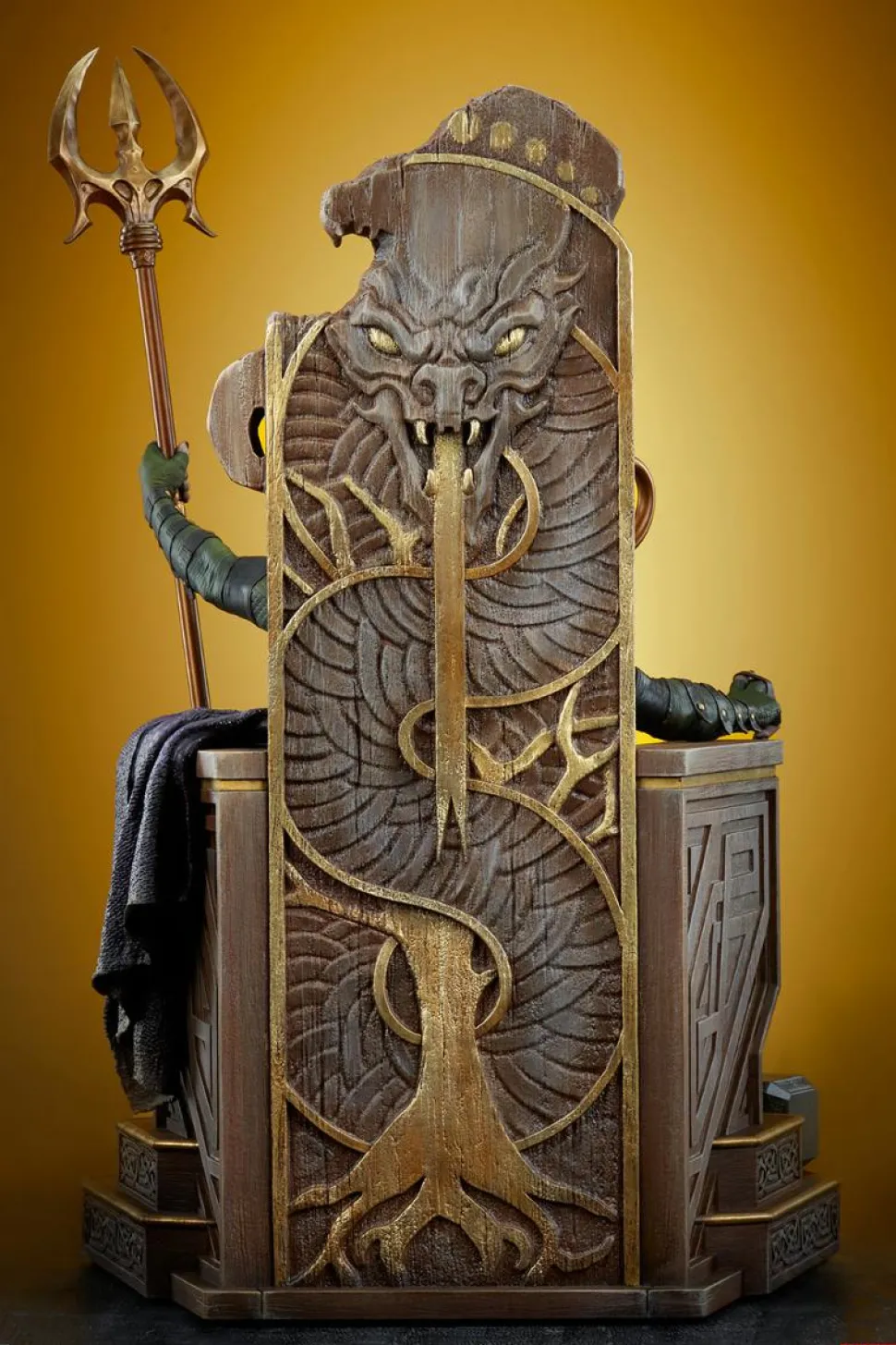 Thor - Loki on Throne Premium Format Statue