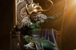 Thor - Loki on Throne Premium Format Statue