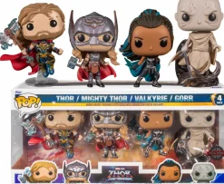 Thor 4: Love and Thunder - Thor, Mighty Thor, Gorr & Valkyrie Pop! Vinyl Figure 4-Pack