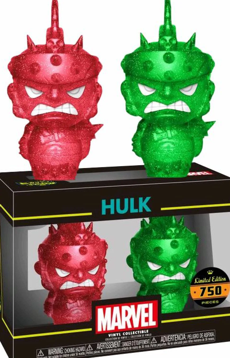 Thor 3: Ragnarok - Gladiator Hulk Red & Green XS Hikari Vinyl Figure 2-Pack