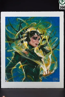 Thor 3: Ragnarok - Hela: Goddess of Death Premium Art Print by Olivia De Barardinis